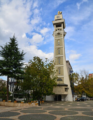 Fototapeta premium A view of the historic Church of St. Clement of Ohrid in Skopje, Macedonia