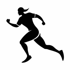 running man silhouette