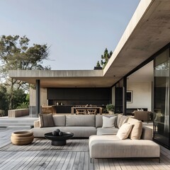 Modern simplicity retreat