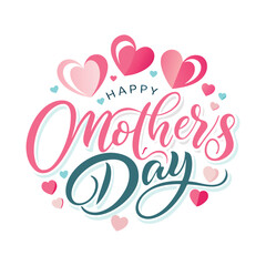 Happy Mothers Day Typography
