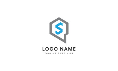 Abstract icons collection  waves s logo