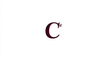 Fototapeta premium a large, cursive letter 