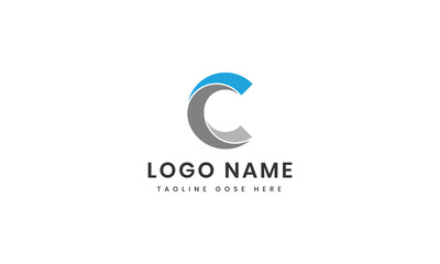 Abstract icons collection  waves c logo