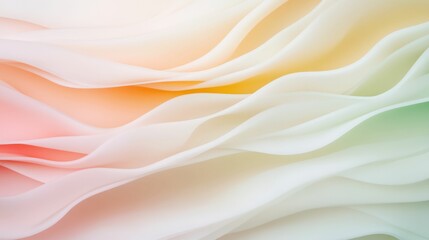 Obraz premium Abstract flowing pastel waves background for modern design and texture