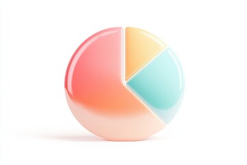 Colorful pie chart illustration representing data analysis and financial insights