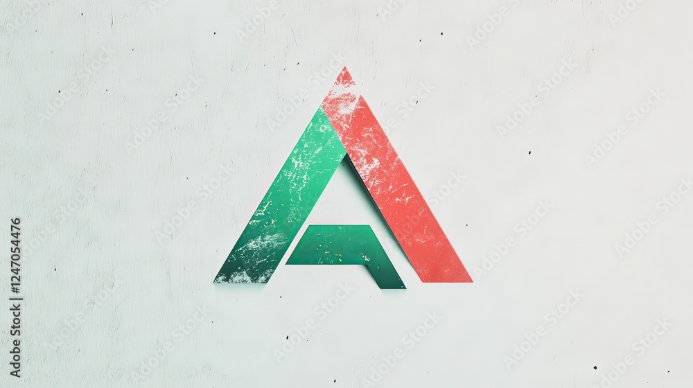 Aufkleber the letter 