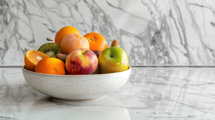 fresh fruit in a bowl