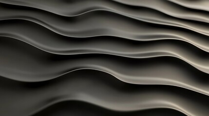 Fototapeta premium Dark wavy fabric texture background (1)