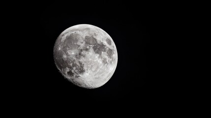 Fototapeta premium Full moon in night sky