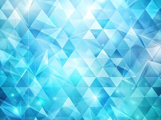 Fototapeta premium Light Blue Triangle Pattern Aerial Photography