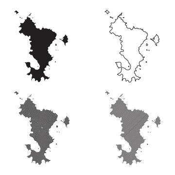 Mayotte Map Icon Element