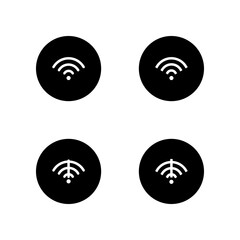 Wifi symbol icon set. Wifi icons. Connection icon. Icon set.