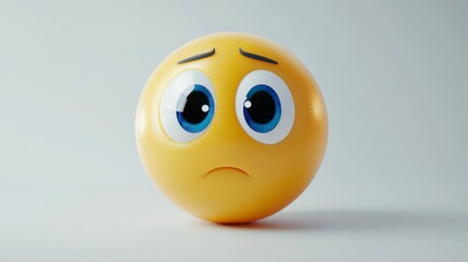 Fototapeta premium A Depressed Emoji Design