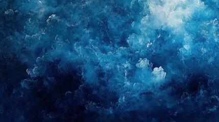 Obraz premium Abstract Blue and White Painted Grunge Style Textured Background