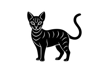 cat logo vector art