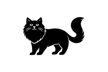 Cat logo vector art