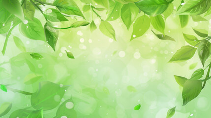 green leaf background