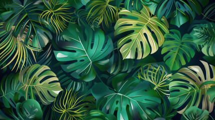 green leaf background
