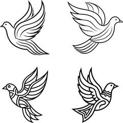 set of birds