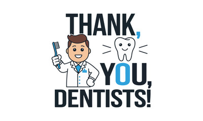 National Dentists Day Vector Illustration | Dental Care T-Shirt, Poster, Sticker, Social Media Design. Print ready eps