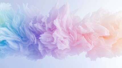 Pastel rainbow cloud, abstract art, soft background, design element