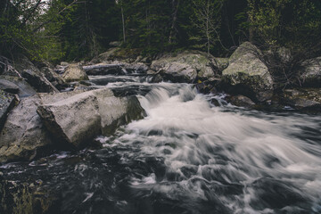 Obraz premium Waterfall, Waterfalls, Long Exposure, River.
