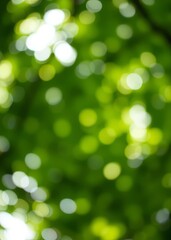 Obraz premium Nature green circle bokeh with light in the middle abstract background with space for design bokeh green bokeh green abstract background light bright blur pattern