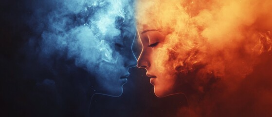 Two Faces Emerging From Smoke A Dualistic Representation