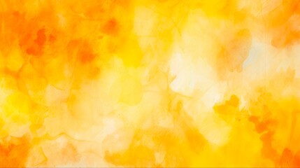 Yellow Watercolor Background with Abstract Design - Textured Orange Material with Paint Texture and Textured Background Feel