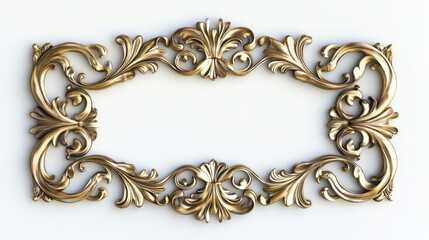 A single photo frame isolated on a white background, perfect for promoting home decoration or lifestyle products.