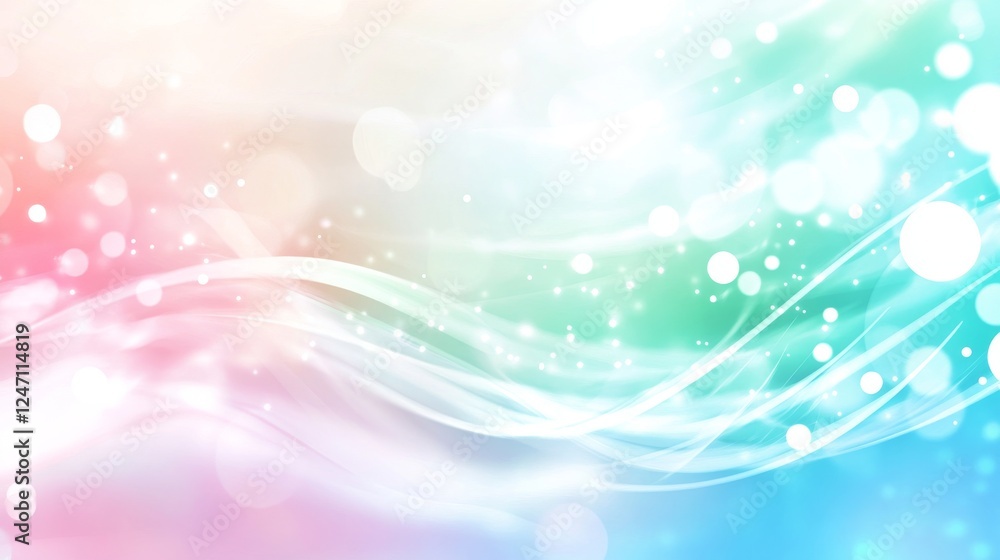 Aufkleber blurry background with soft focus and bokeh effect. blank backdrop for graphic design. mix of colorf
