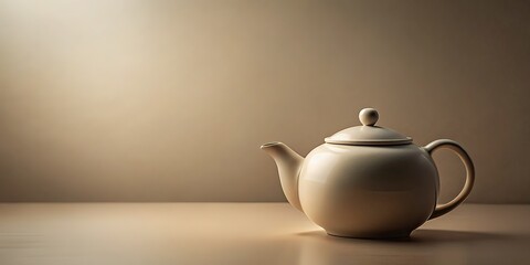 Minimalist Teapot Photography, Abstract Background, Modern Still Life