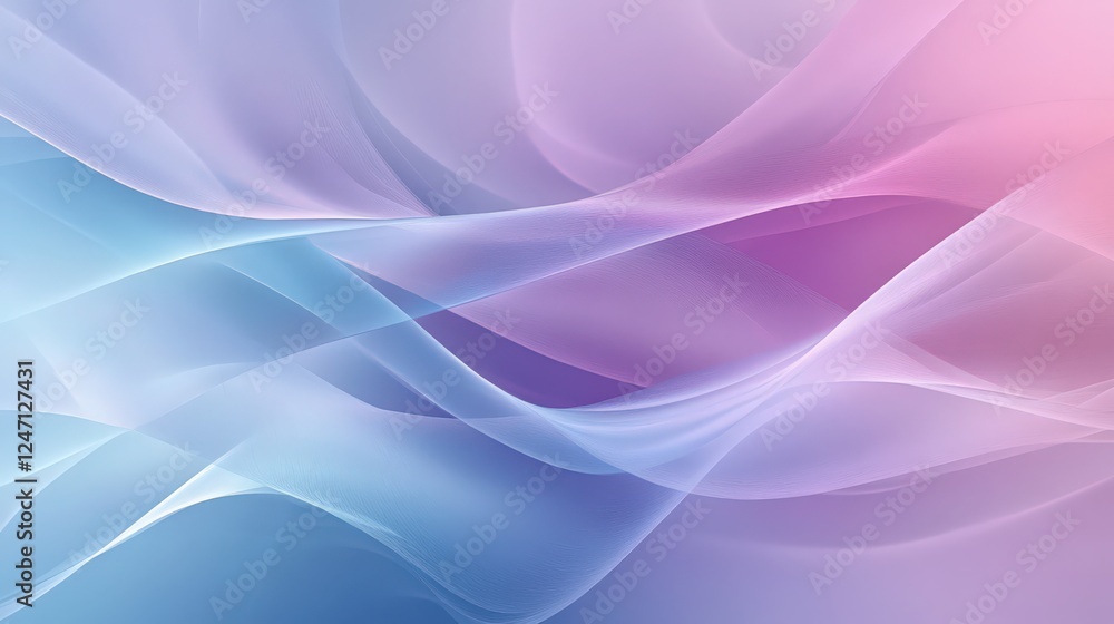 Poster elegant abstract background with flowing lines and soft gradient colors