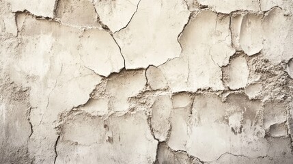 Obraz premium Cracked and Weathered Plaster Wall Texture