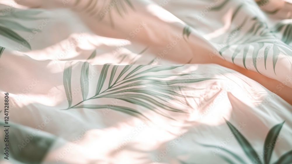 Aufkleber tropical patterns on light summer fabrics create a relaxed atmosphere perfect for casual gatherings 