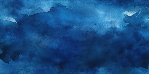 Abstract blue watercolor texture with gradient shades and depth. International Dark Sky Week
