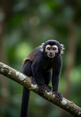 White-faced capuchin monkey in Costa Rica 