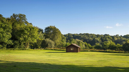 Fototapeta premium old house in the forest