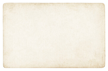 Vintage paper background isolated - (clipping path included) 