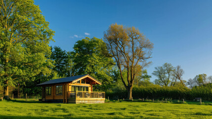 Obraz premium old house in the forest