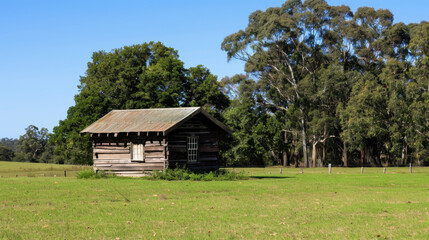 Obraz premium old house in the forest