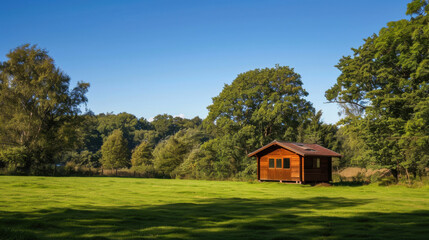 Obraz premium old house in the forest