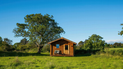Fototapeta premium old house in the forest