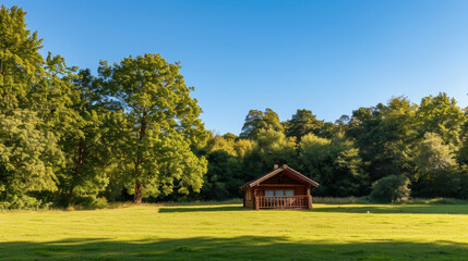 Obraz premium old house in the forest