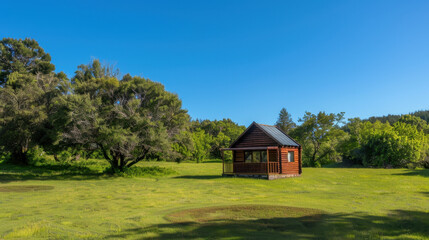 Obraz premium old house in the forest