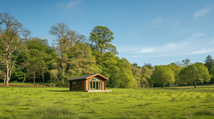 Fototapeta premium old house in the forest