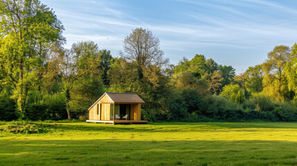 Fototapeta premium old house in the forest