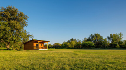 Obraz premium old house in the forest