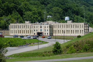 Historic Brushy Mountain State Penitentiary Building exterior view