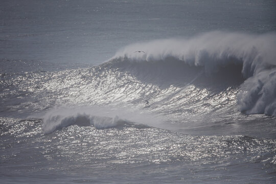 Big Wave Surfing at Mavericks &ndash; A Surfer Conquers a Giant Ocean Swell